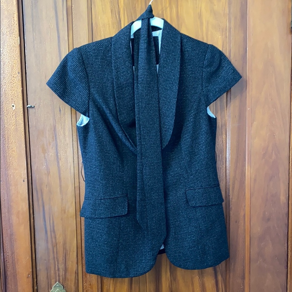 The Limited Black Blazer with Shawl Collar